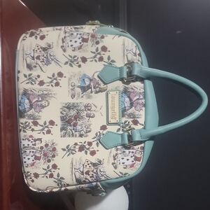 Loungefly Cream and Blue Women's Bag